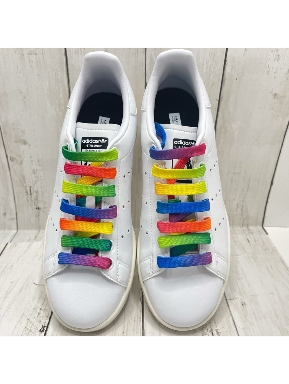 NWOB Adidas +Stella McCartney Stan Smith Sneakers Size 38 - Picture 2 of 9